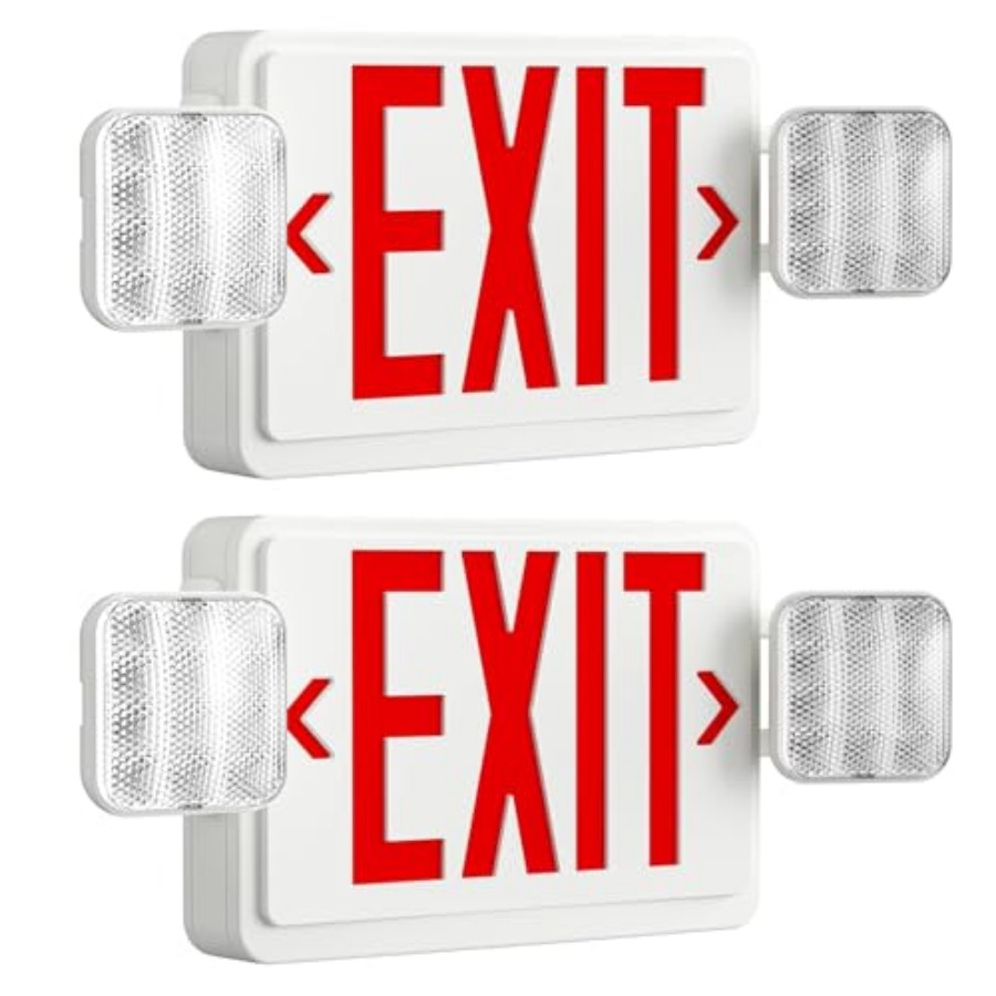 Emergency Exit Sign - Señal de Salida LED con Luces