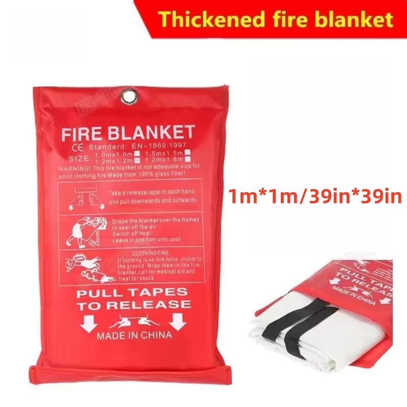 Fire Blanket Kitchen - Manta Ignífuga de Emergencia de 1x1