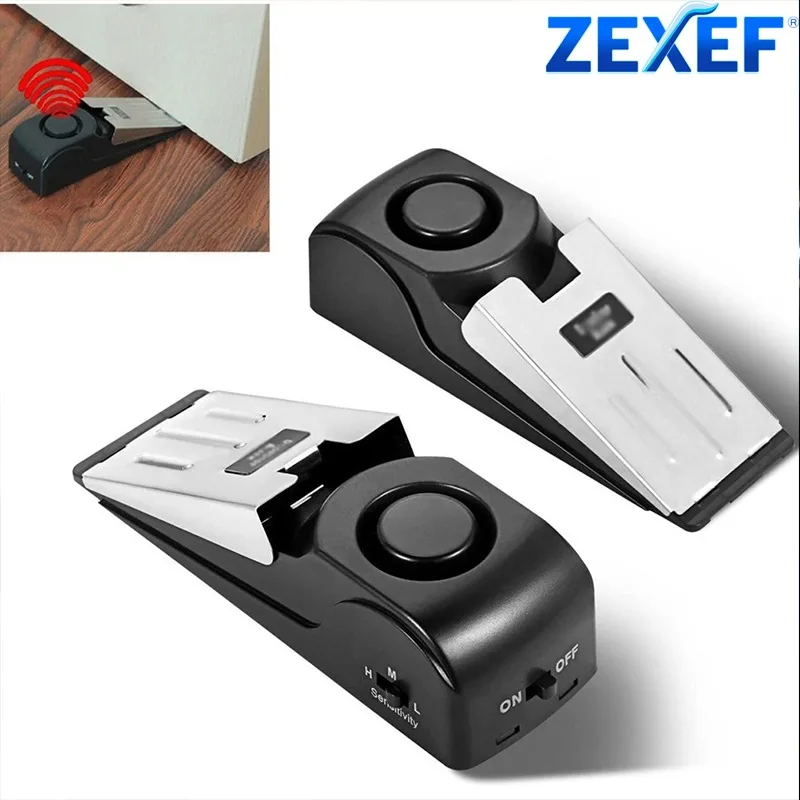 Door Stop Alarm - ZEXEF mini protección de seguridad 125DB