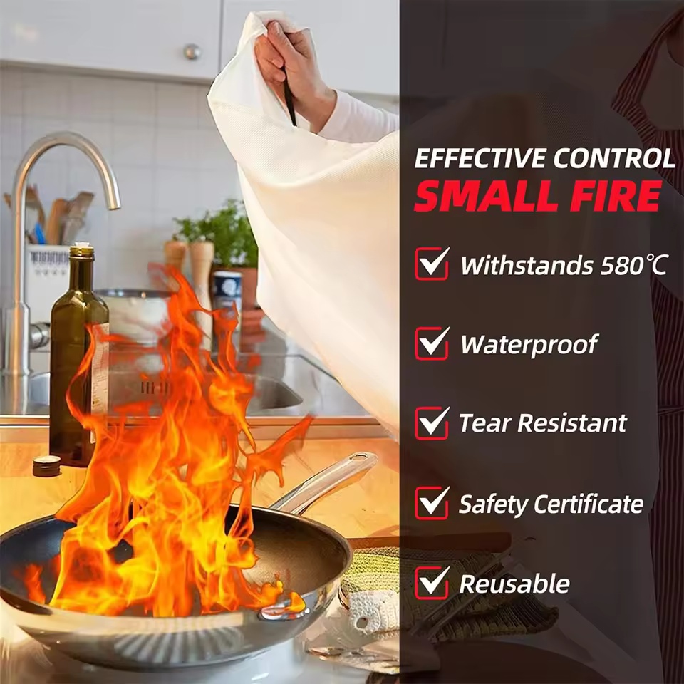 Manta Ignífuga de Emergencia d - Fire Blanket Kitchen reseña y precio