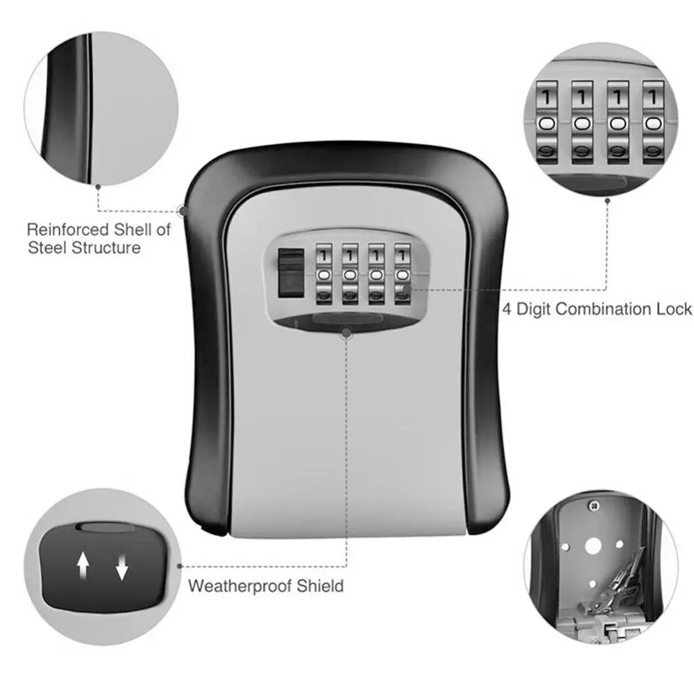 Caja de Seguridad con Cerradur - Lockbox Key Secure reseña y precio