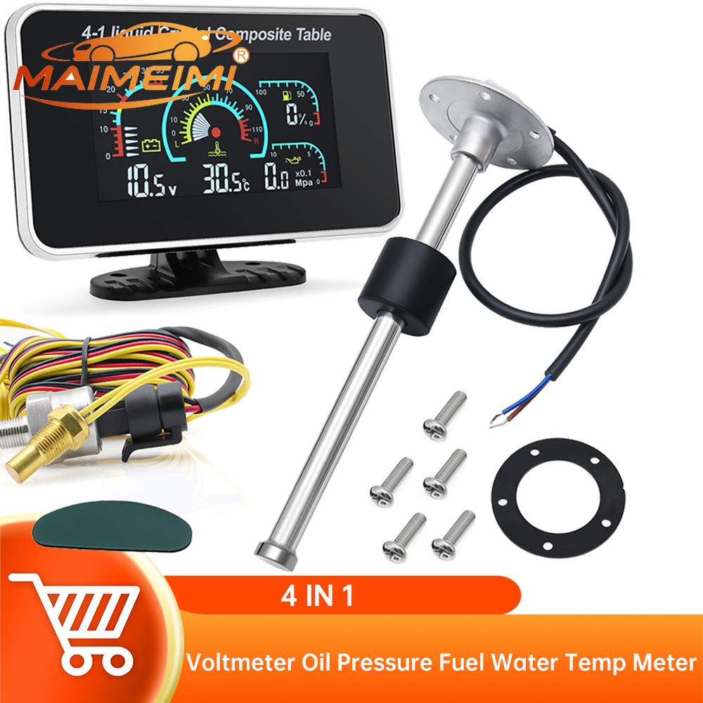 Medidor Digital 4 en 1 para Au - Water Alarm Sensor reseña y precio